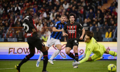 Edin Dzeko segna il secondo gol dell'Inter