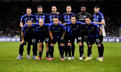 La formazione iniziale dell'Inter contro il Verona