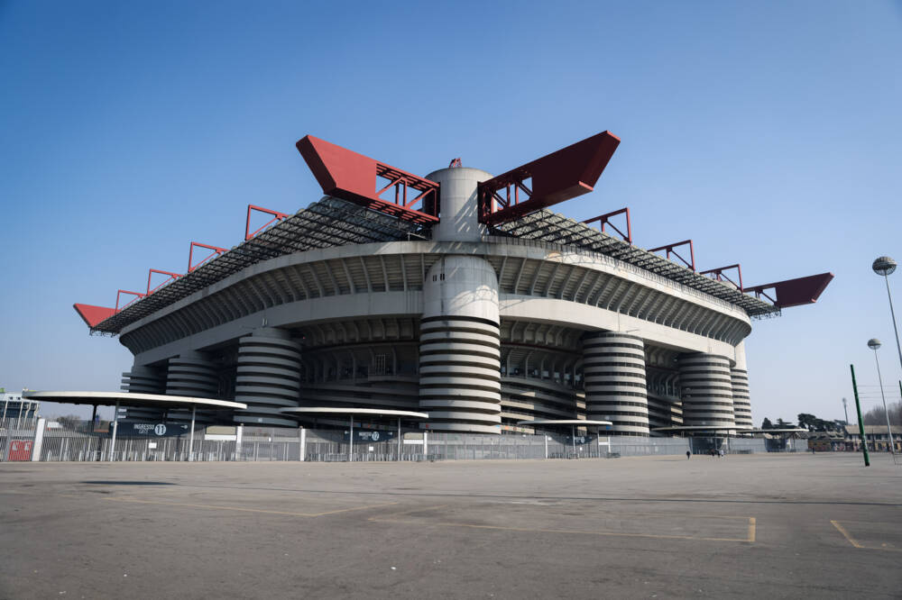 Lo stadio Meazza a San Siro