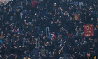 Tifosi romanisti (© Photo LiveMedia/Francesco Scaccianoce)