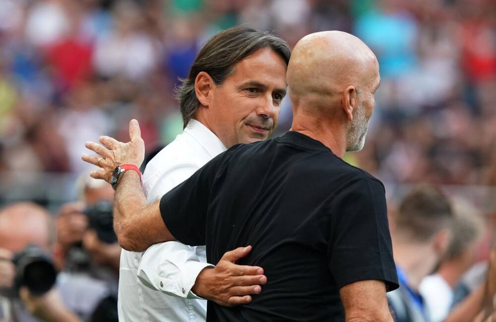 Stefano Pioli e Simone Inzaghi