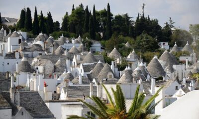 Panorama di Alberobello in Puglia