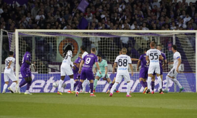 Un momento di Fiorentina-Napoli 2-2