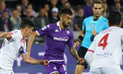 Nico Gonzalez, con la maglia della Fiorentina / Lapresse