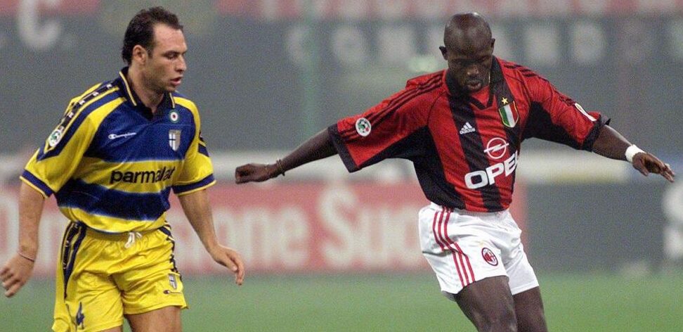 George Weah ai tempi del Milan 