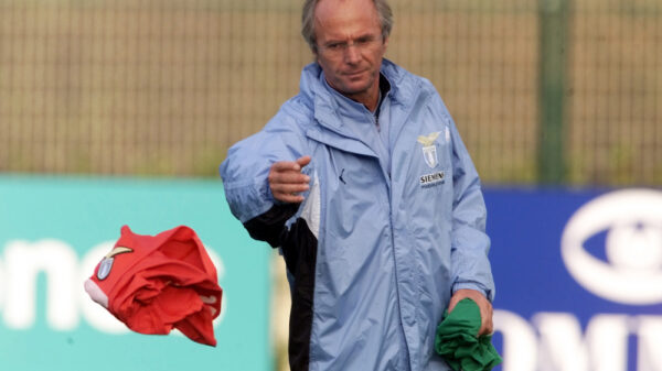 Sven Goran Eriksson, ex allenatore della Lazio