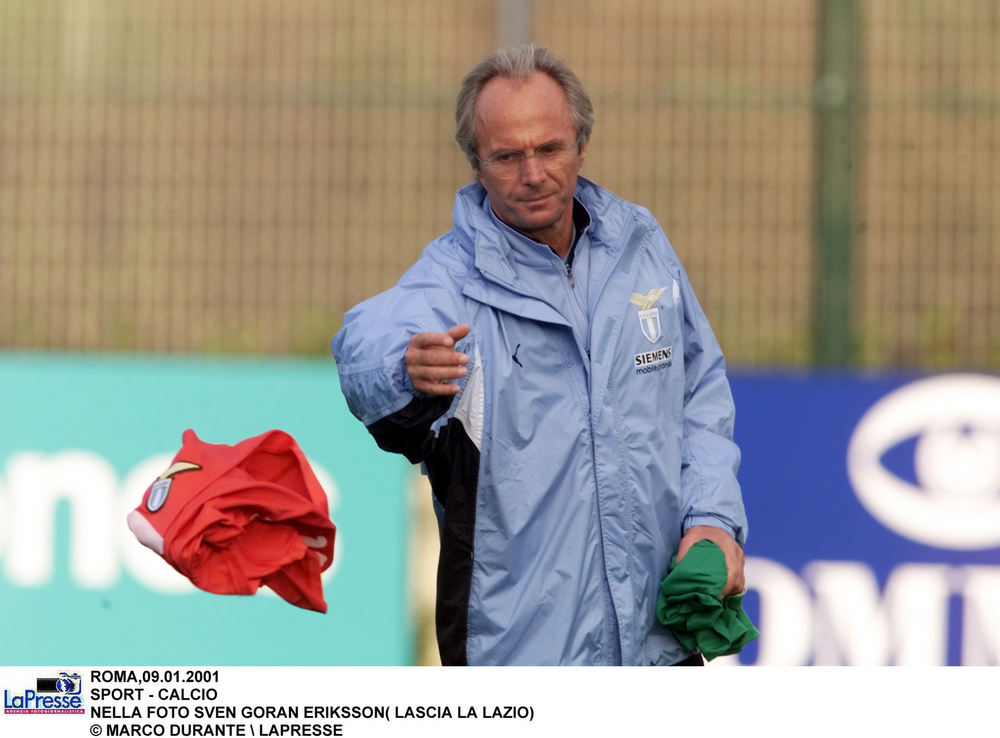 Sven Goran Eriksson, ex allenatore della Lazio