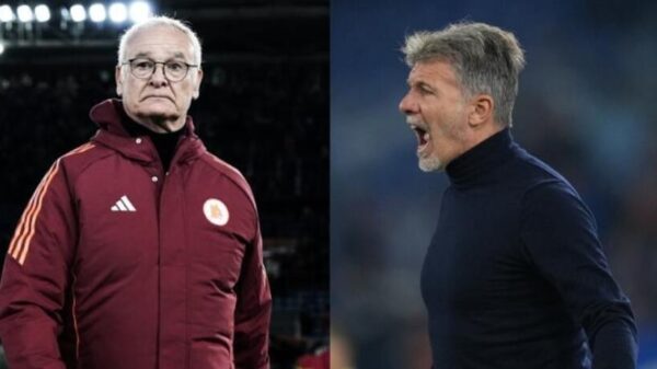 Claudio Ranieri (Roma) e Marco Baroni (Lazio)