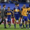 Delusione del Boca Juniors dopo l'eliminazione in Copa Libertadores