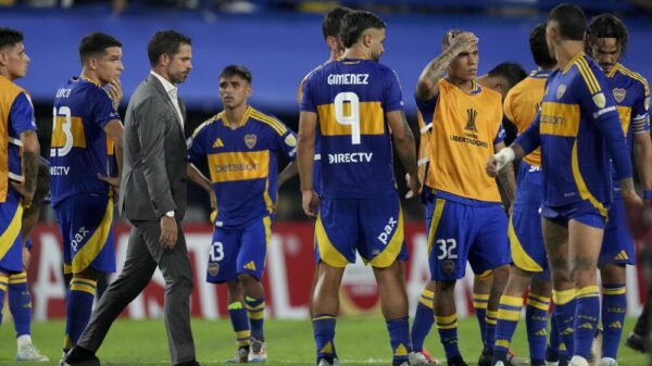 Delusione del Boca Juniors dopo l'eliminazione in Copa Libertadores